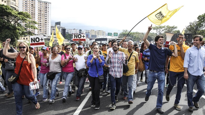Una asamblea que protesta