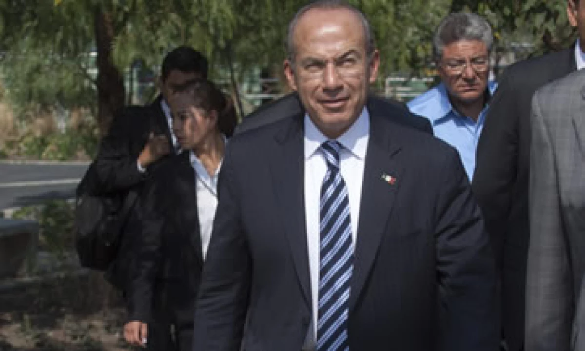Calderón destacó que en el tema de seguridad es necesaria la cooperación de los gobiernos locales. (Foto: Cuartoscuro)