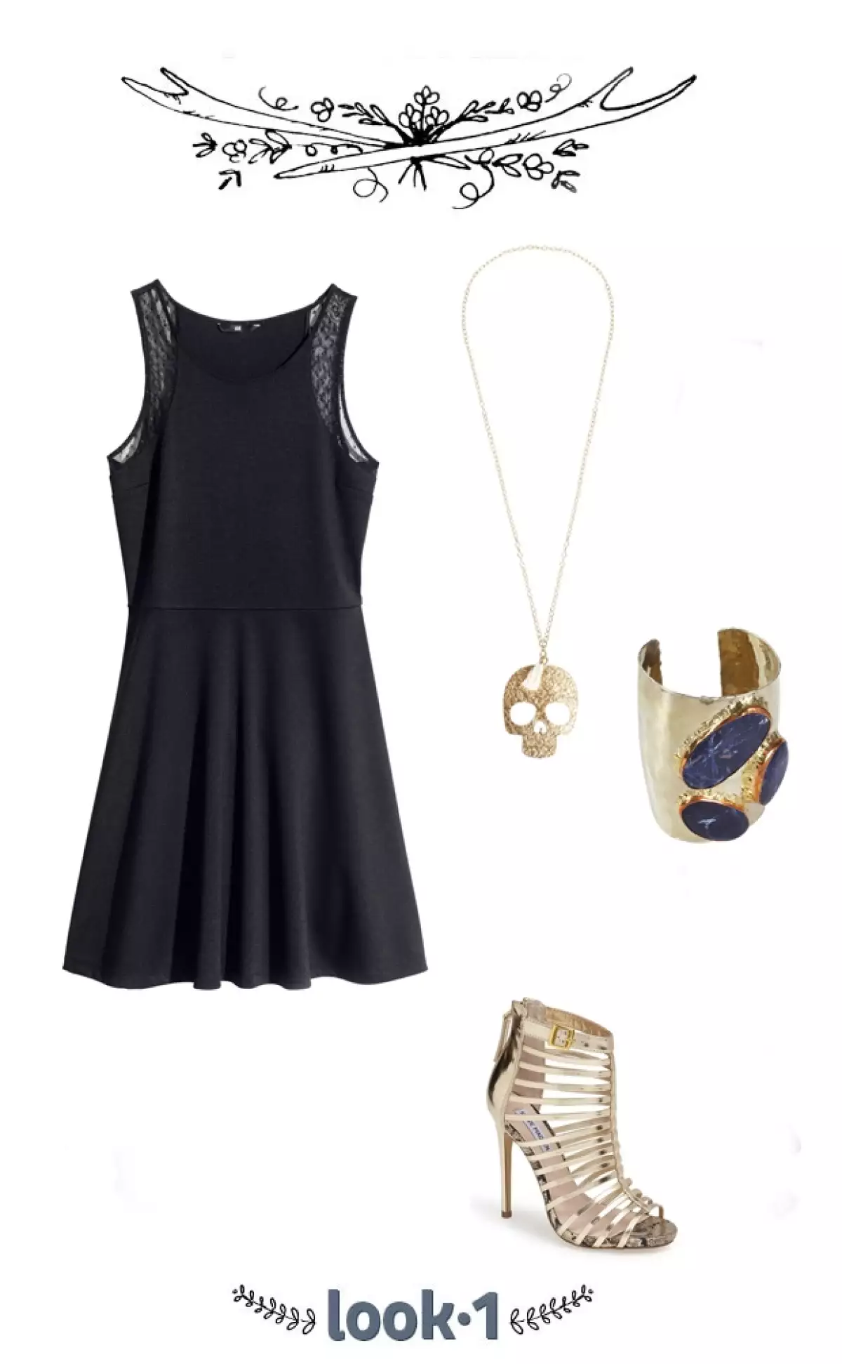 Te damos una sugerencia para vestirte este viernes, no olvides que los peep toe están in, un mini black dress siempre te saca del apuro y la joyería, siempre que sea la adecuada, realza tu look.