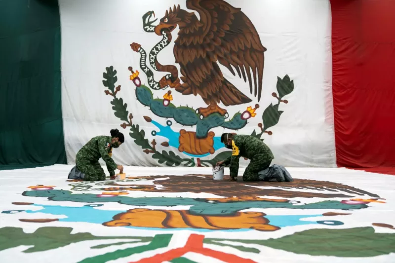 El 24 de febrero se conmemora el día de la bandera de México