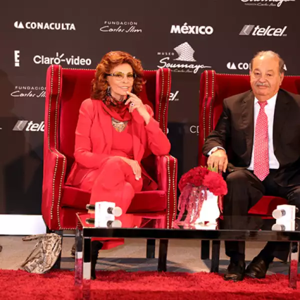 Sophia Loren,Carlos Slim