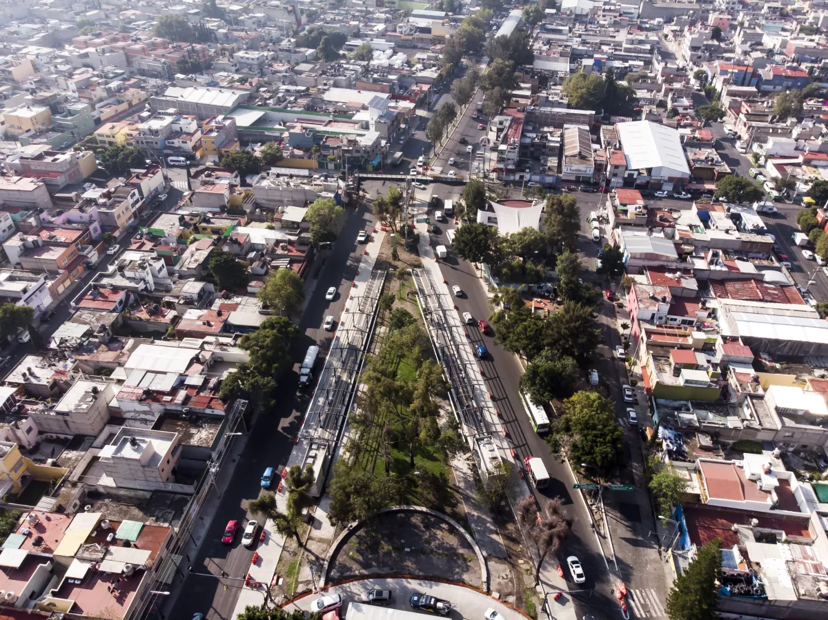 Iztapalapa, vista aérea