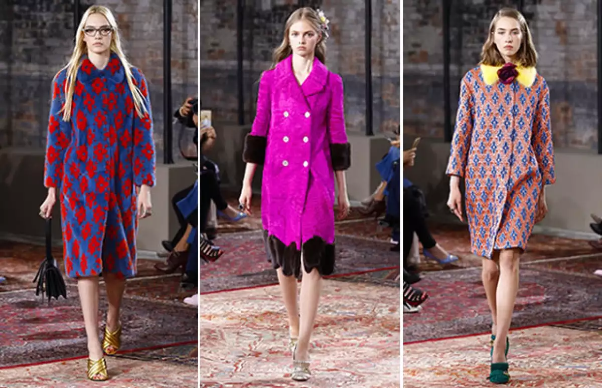 Los abrigos abajo de la rodilla hicieron presencia en la pasarela.