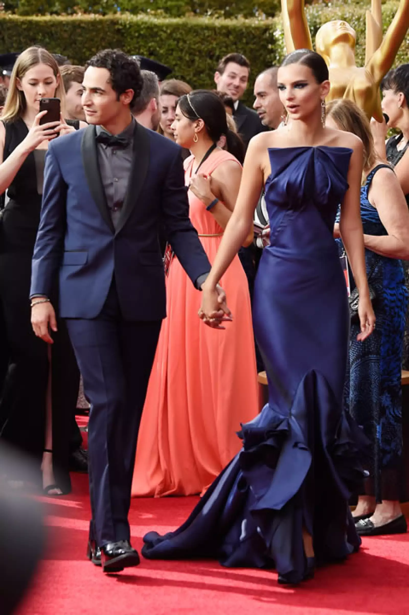 Zac Posen, Emily Ratajkowski.