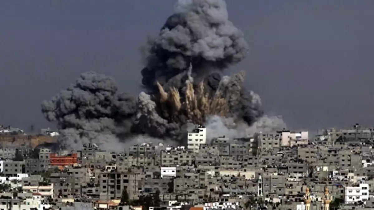 Bombardeos en Gaza