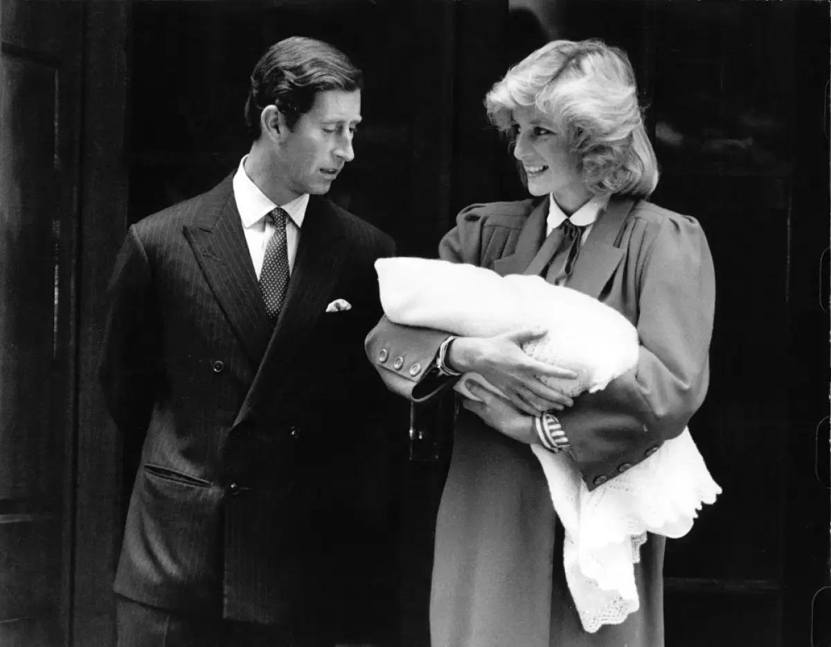 Príncipe Carlos, la princesa Diana y el príncipe Harry