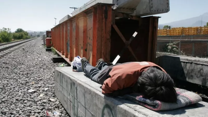 MIgrante oaxaca tren
