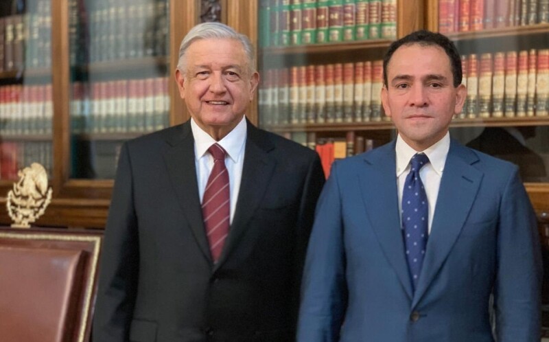 Andrés Manuel López Obrador y Arturo Herrera Gutiérrez