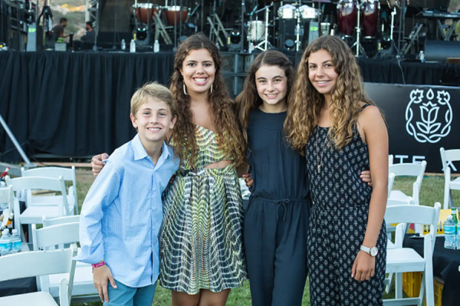 Alberto Hojel,Federika Uhthoff,Emilia Hojel y Lorenza Uhthoff