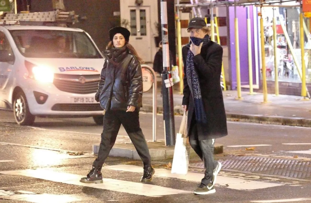  Melanie Hamrick y Mick Jagger