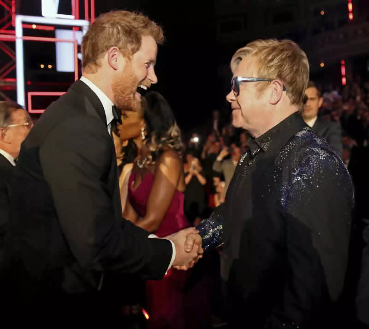 Harry y Elton John