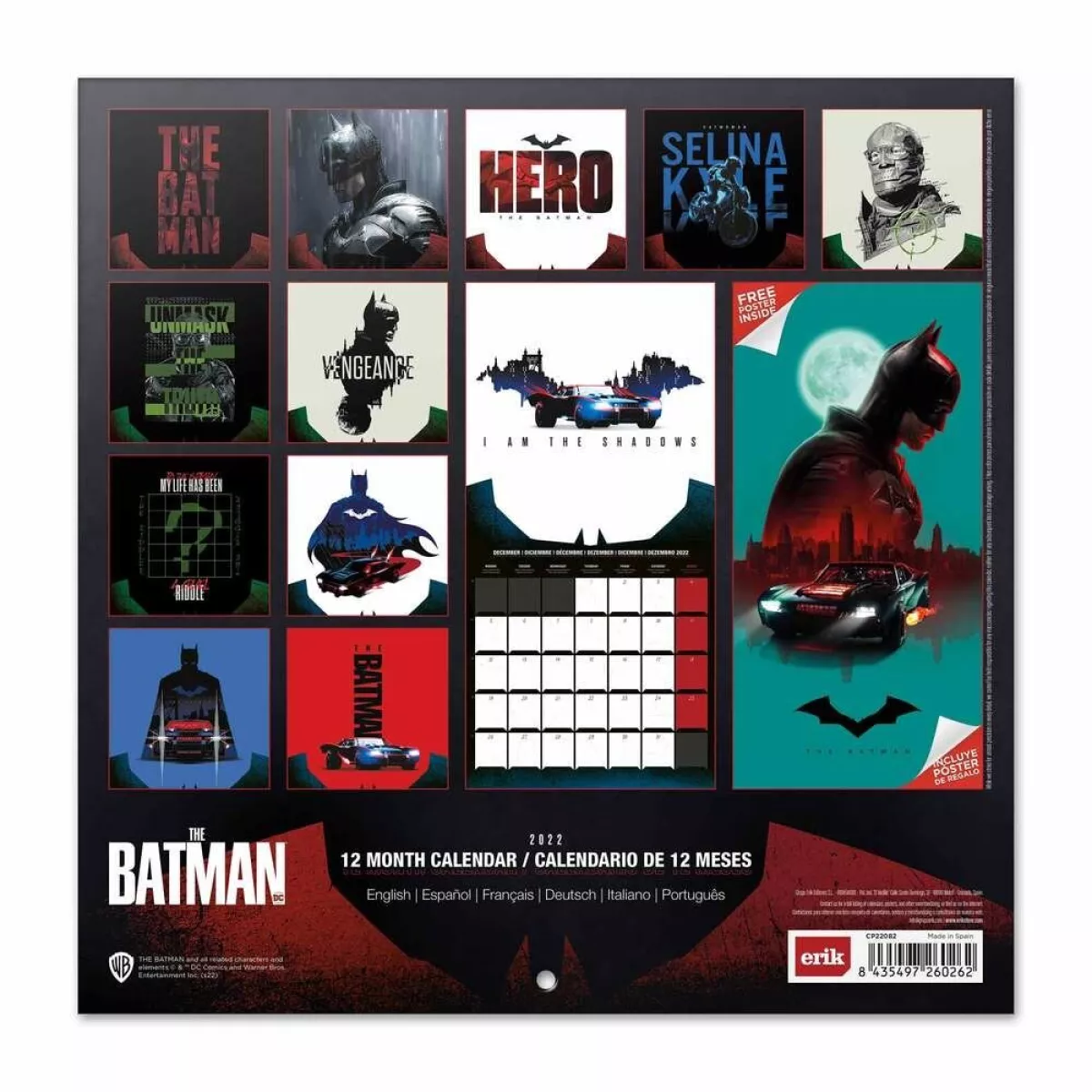 La imagen del calendario promocional filtrado muestra aspectos de los vehículos y algunos detalles del superhéroe.