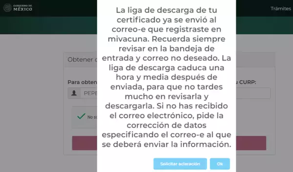 Así puedes solicitar tu certificado de vacunación COVID