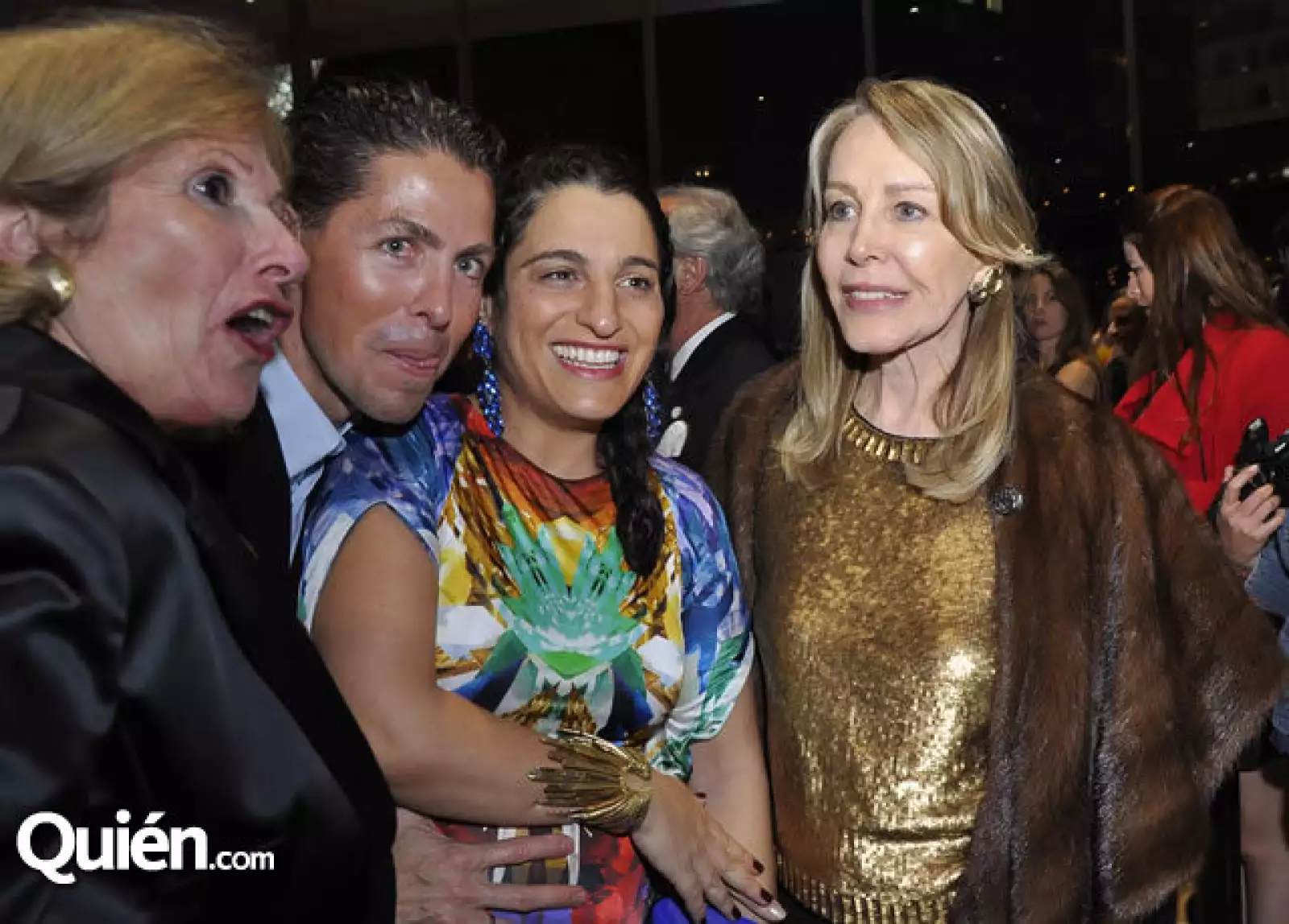 Jenny Casanova,Fernando Romero,Soumaya Slim y Silvia Lemus