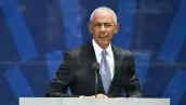 El expresidente de los Estados Unidos, Barack Obama, habla durante el día de apertura del Centro Presidencial Barack Obama en Chicago, Illinois, el 18 de junio de 2026.