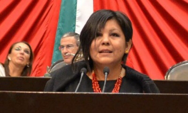 Mota Ocampo durante una intervención en la tribuna de San Lázaro (Foto: Cuartoscuro/Archivo)