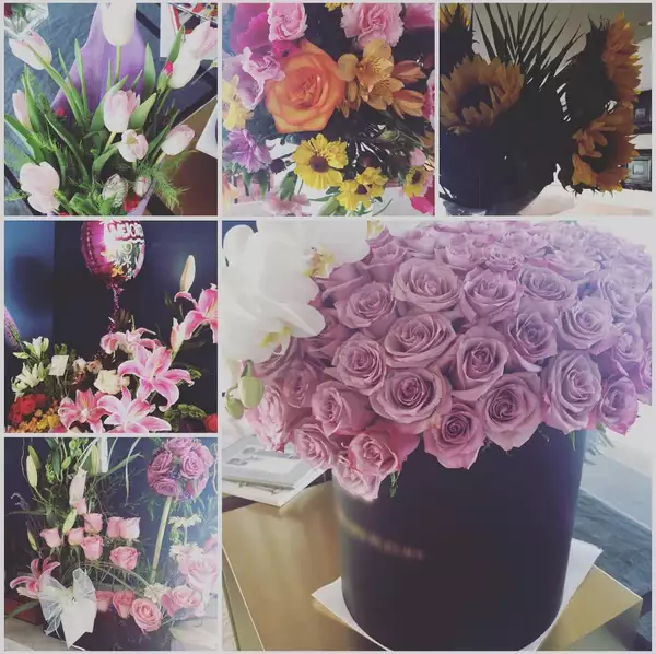 Se ha llenado de flores y buenos deseos durante su operación.
