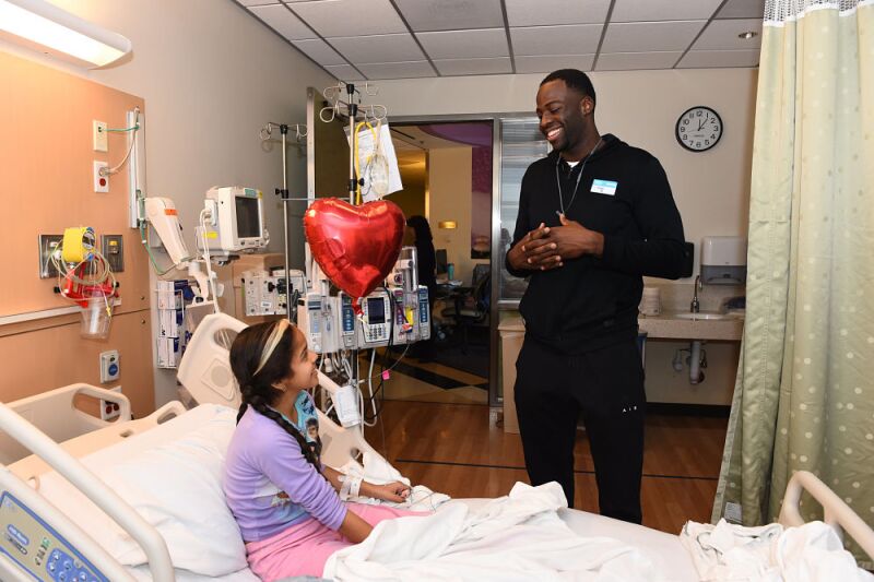 Draymond Green Children Hospital Los Angeles