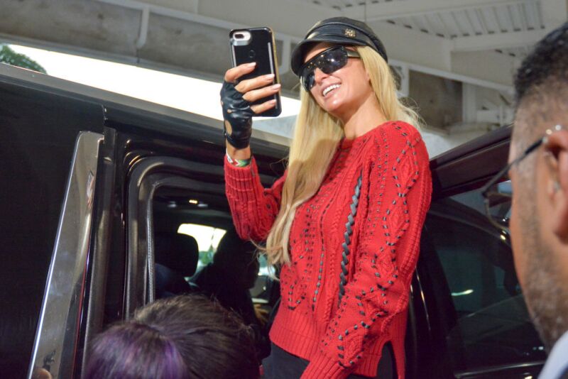 Paris Hilton Arrives To Mexico
