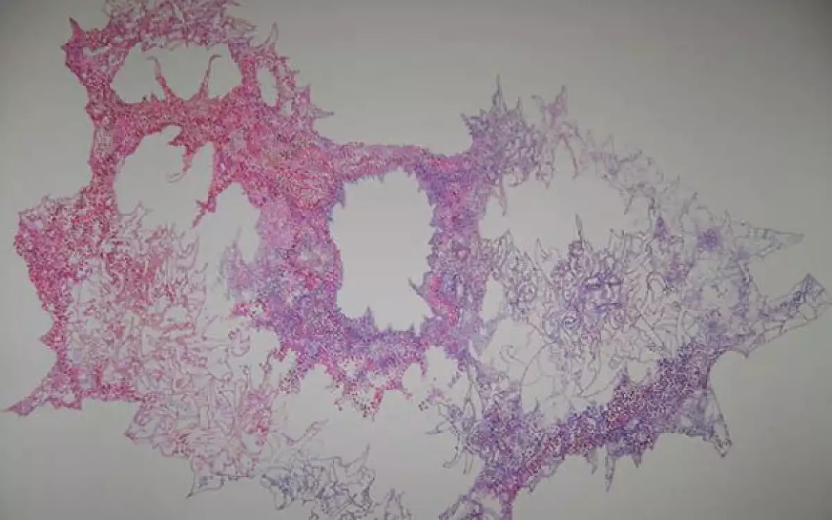 El artista mexicano Rodrigo Vega, presenta su arte abstracto en Galería KBK.