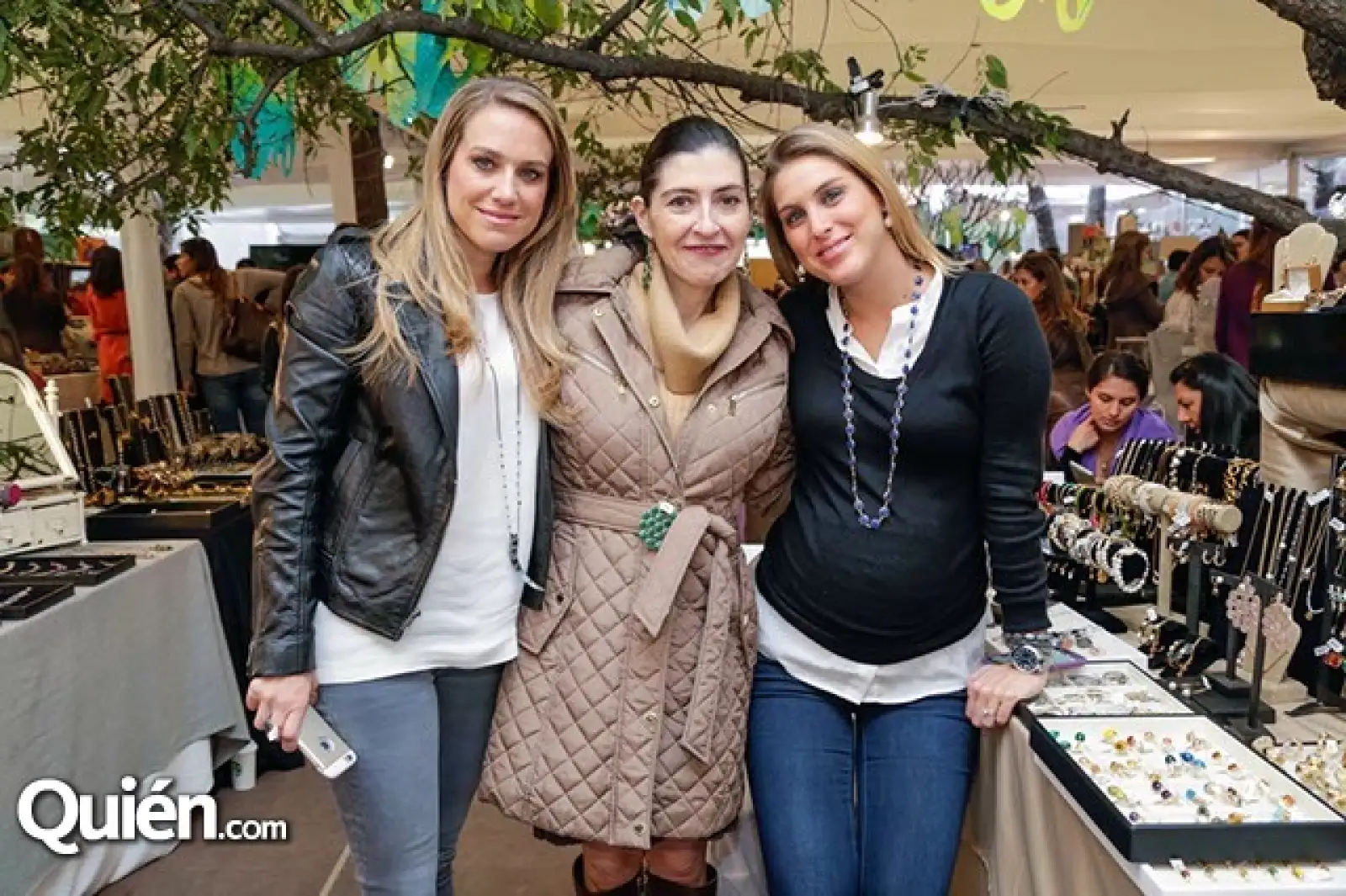 Claudia Isaac, Judy Chaurand y Claudia Isaac