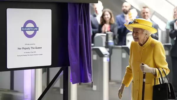 Queen Elizabeth II Marks Completion Of The Elizabeth Line