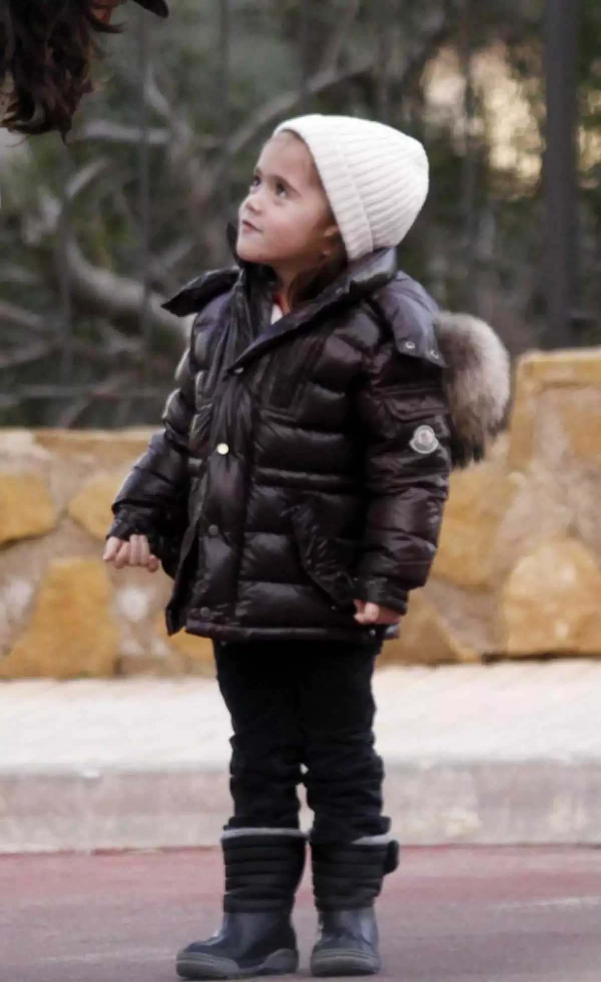 Valentina Paloma tiene tres años y medio, y cada vez sus facciones son más parecidas a las de Salma.