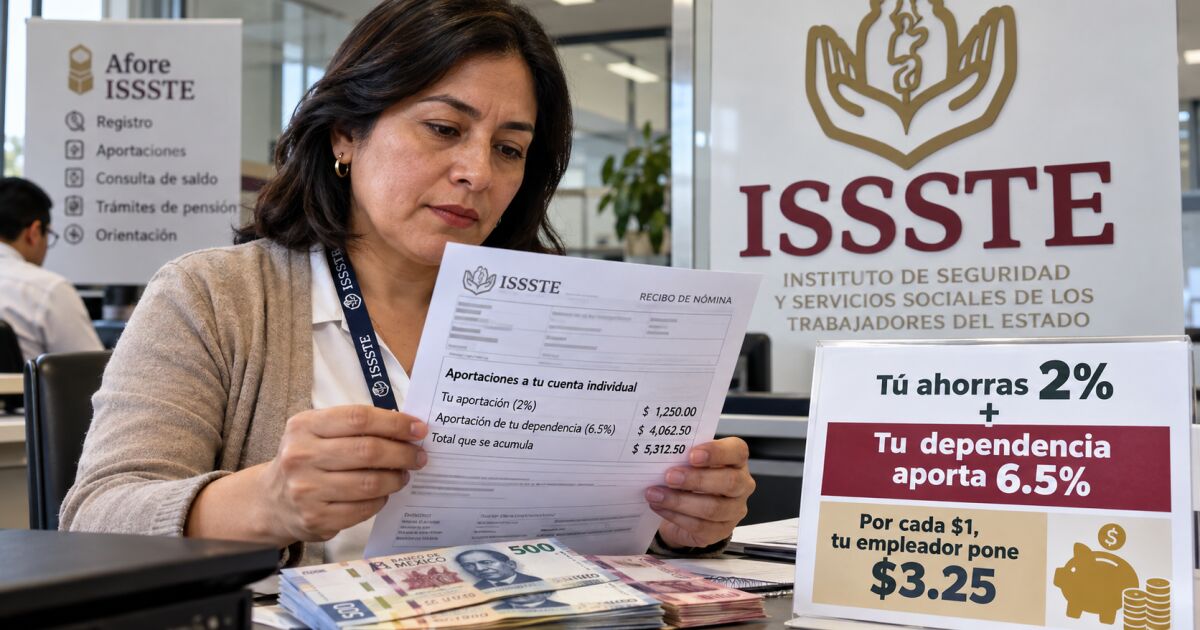 ISSSTE DA DINERO EXTRA PARA TU JUBILACIÓN