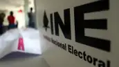 En la imagen se ve una casilla del Instituto Nacional Electoral (INE). 