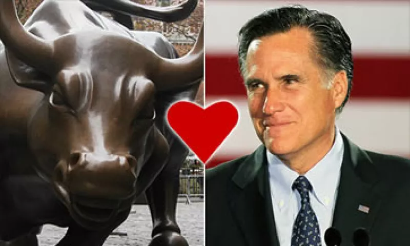 Entre los donantes a Romney están BofA, JPMorgan, Morgan Stanley, Credit Suisse y Citigroup. (Foto: Cortesía CNNMoney.com)