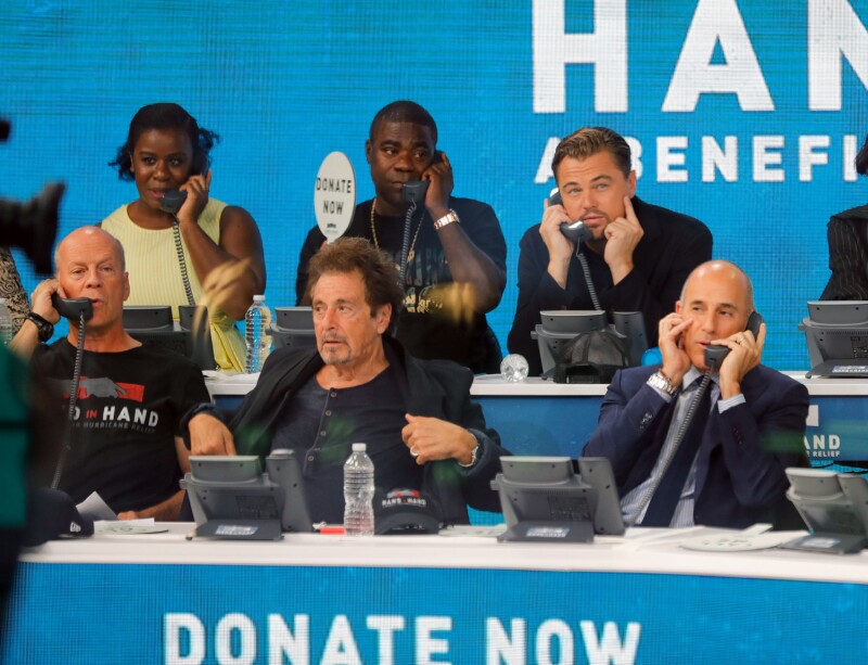 Teletón celebridades huracanes Harvey e Irma.