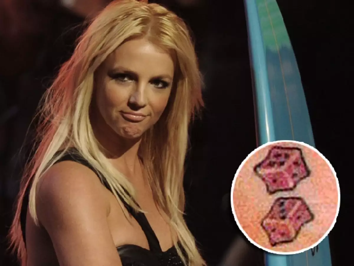 Britney Spears se borró un par de dados, muestra de su amor por Kevin Federline.
