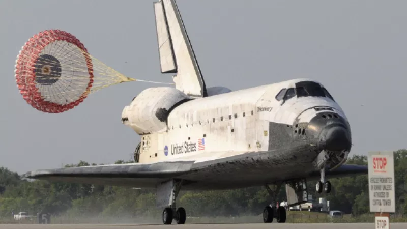 El transbordador Discovery aterrizó en Cabo Cañaveral