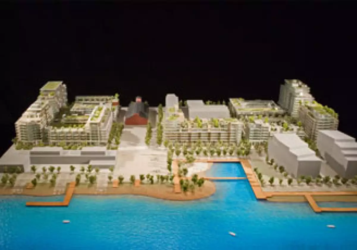 El proyecto, liderado por Stu Lyon, director de GBL Architects, es conocido como Millennium Watter. (Foto: © VANOC/COVAN)