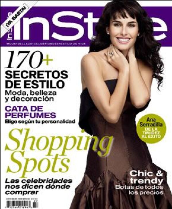 Edición de noviembre de la revista InStyle.