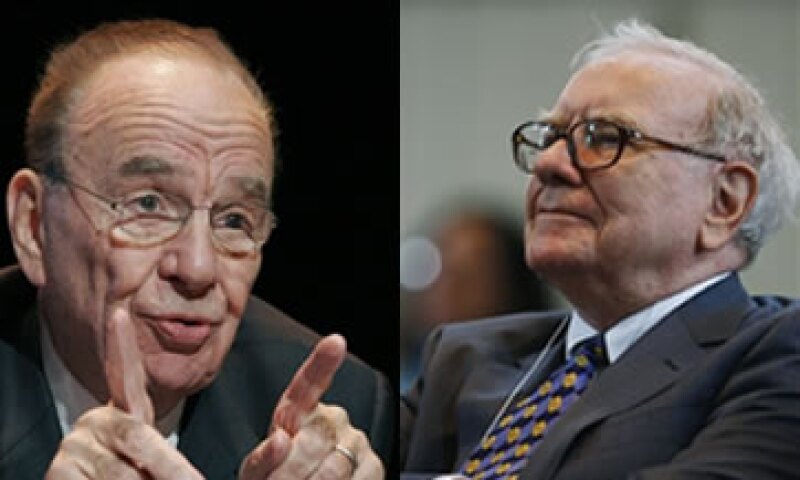 Murdoch, cuyo diario se identifica más con los republicanos, retó a Buffett, partidario abierto de Obama, a declarar sus impuestos. (Foto: Especial)