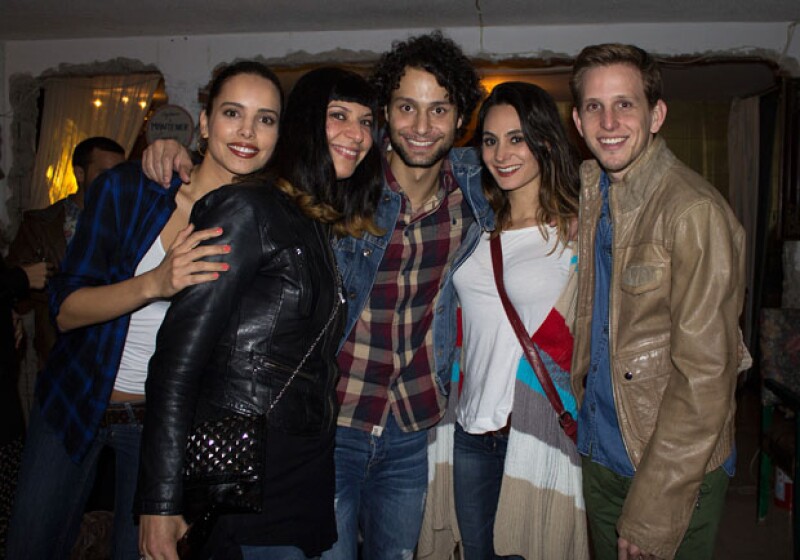 Vanesa Restrepo, David Ahedo y Sandra Kai asistieron a la fiesta.