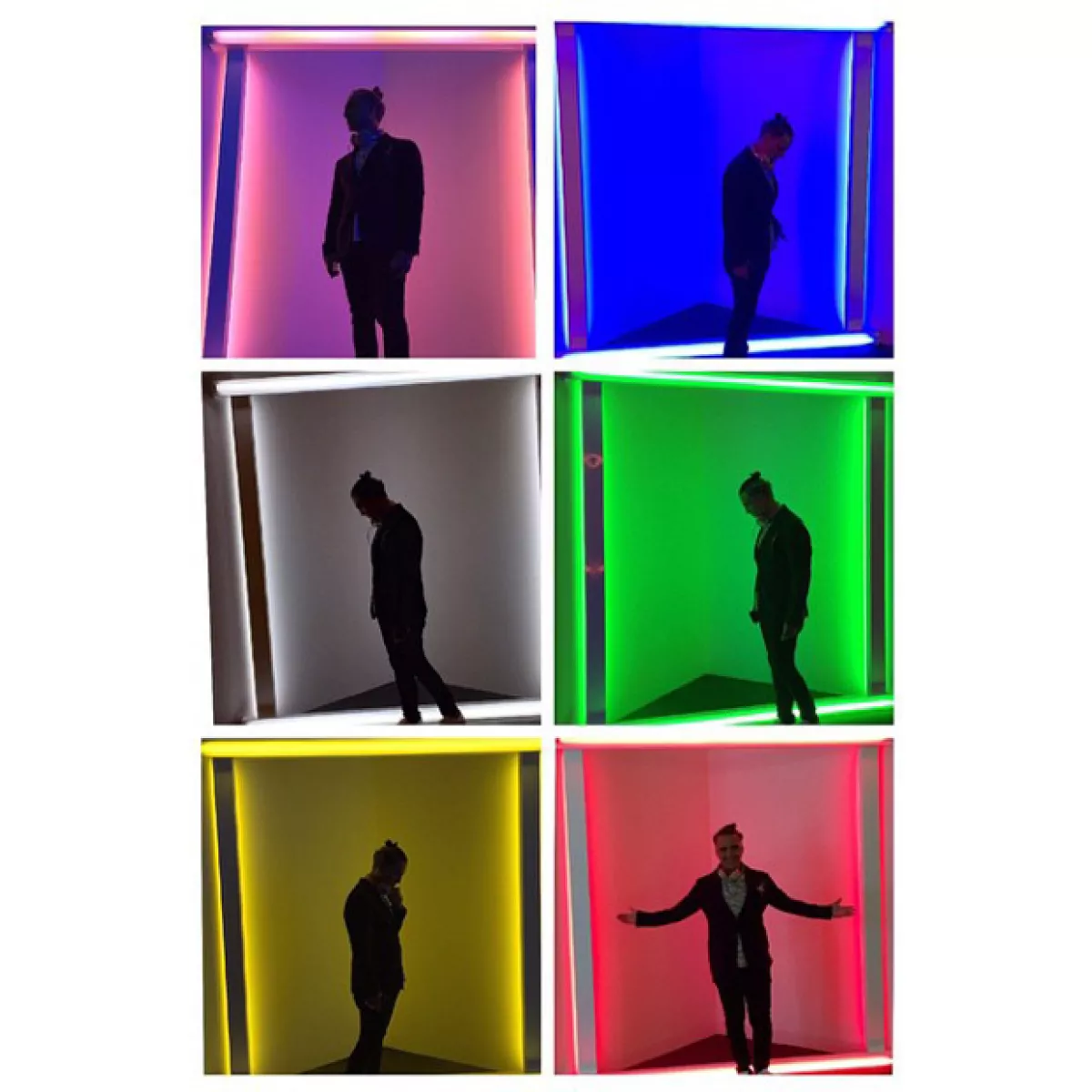 Durante su viaje disfrutó de la feria de arte, Art Basel en Zurich, la cual conmemora su 45 aniversario.