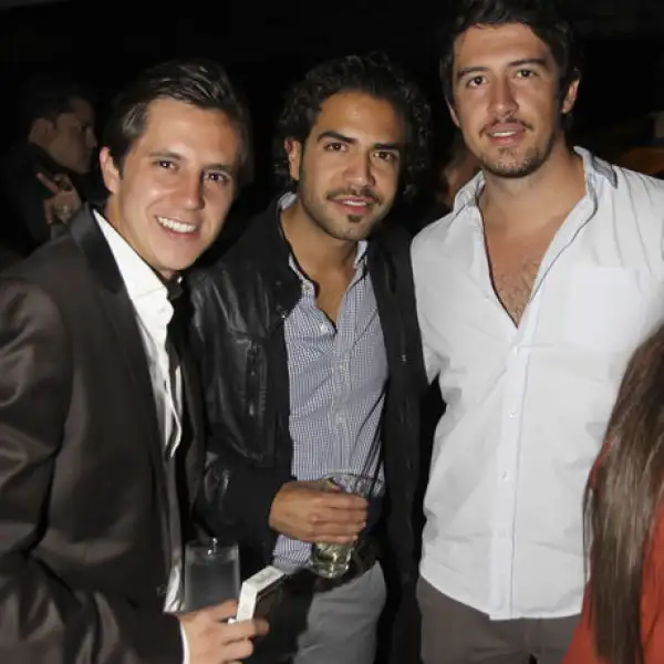 Luis Lozano,Mauricio Villalobos y Mauricio Montaño