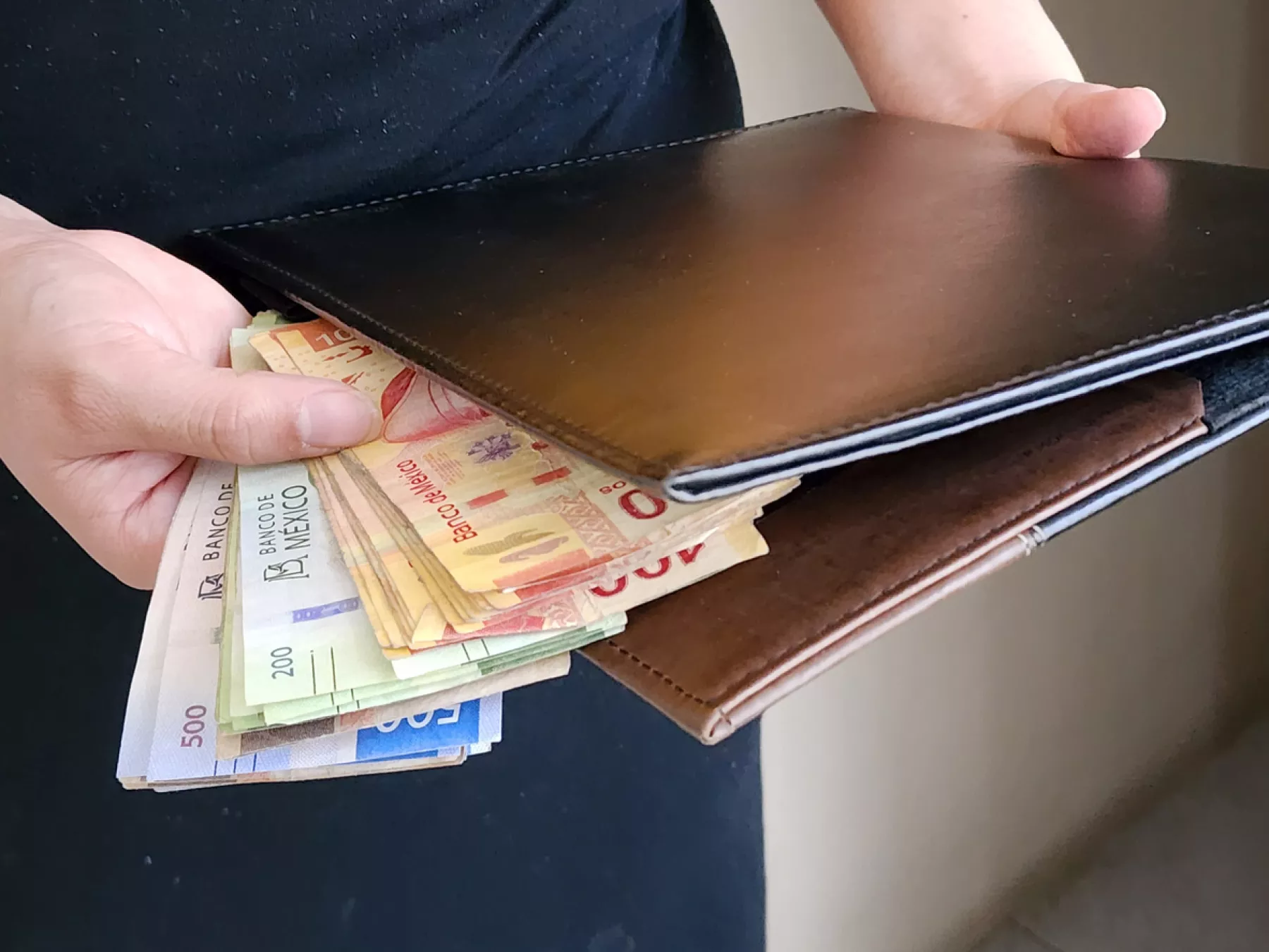 economy and finance with mexican money