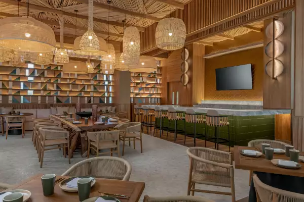 El restaurante JAO es uno de los cinco que encontrarás en el resort