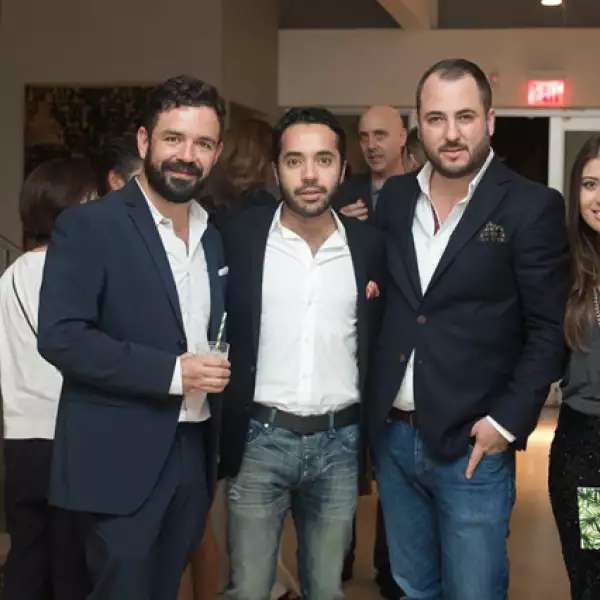 Alejandro Serratos,Alex Bracho,Víctor Martínez y Lisette Pérez Coutiño