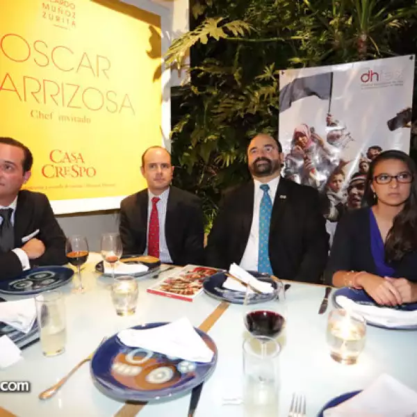 Miguel Mier y Mauricio Vaca con Emilio y Guadalupe Álvarez Icaza