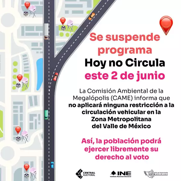 Hoy No Circula 2 de junio 2024
