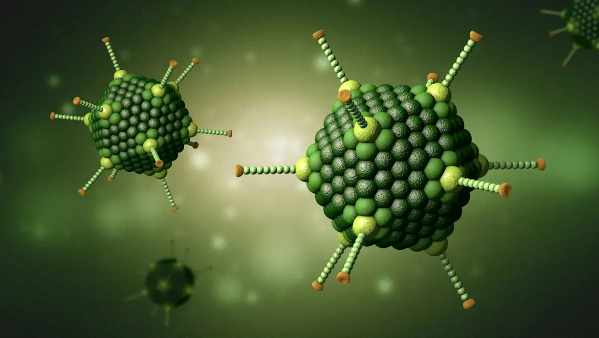 Virus de la familia adenovirus-ilustración 3D