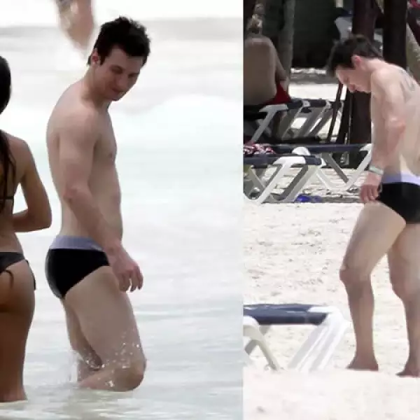 Lionel Messi y su novia, Antonella Rocuzzo, disfrutando de las playas de Cancún.