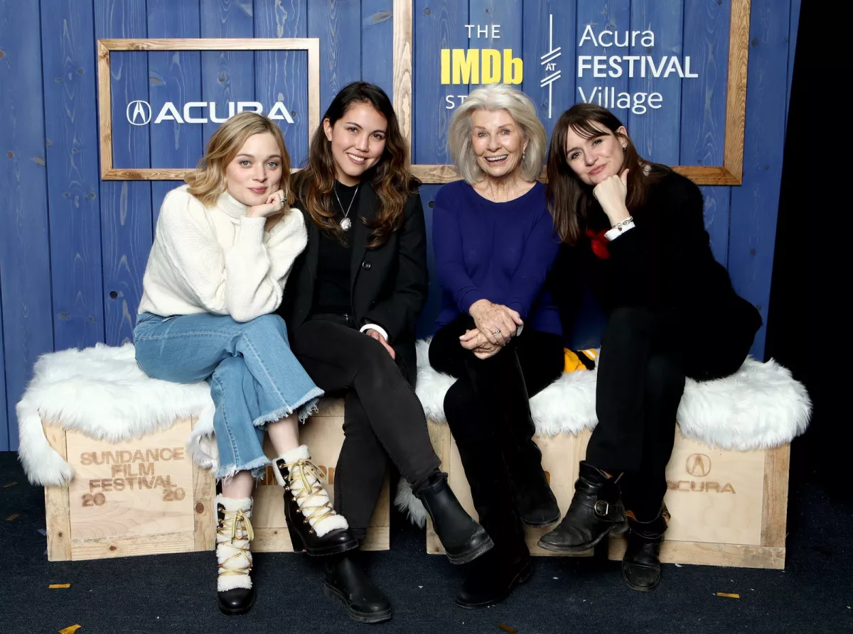 Izq. a der.: Bella Heathcote, Natalie Erika James, Robyn Nevin, y Emily Mortimer en el festival de Sundance.