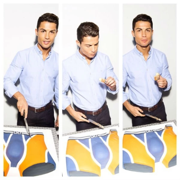 Ronaldo celebró este fin de semana el primer aniversario de su marca de underwear.
