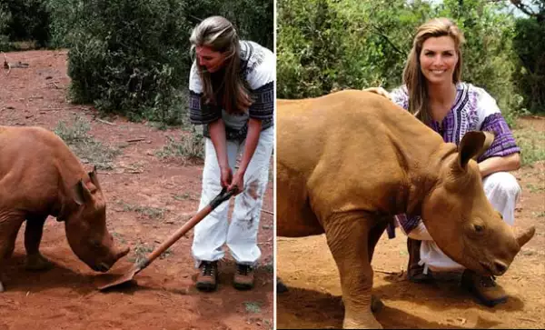 La conductora participa en un concurso como manera de ayudar a los animales.