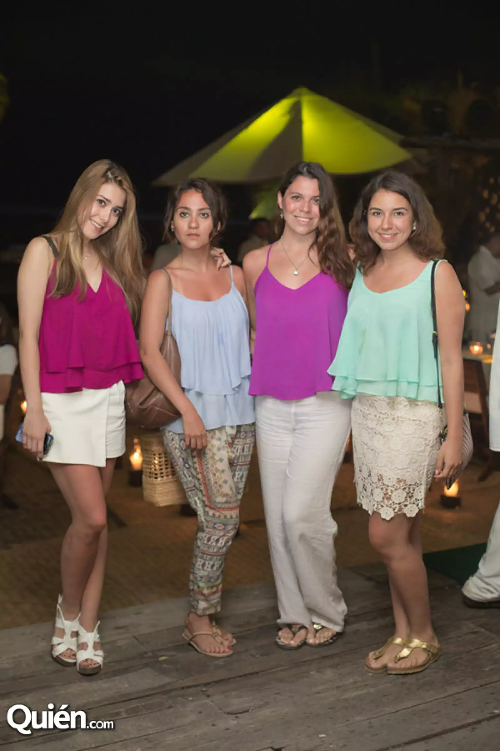 Karen Gómez, Eli Tortoledo, Romina Espinosa y Taliah Valverde